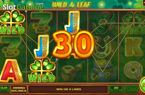 Οθόνη4. Wild 4 Leaf Κουλοχέρης
