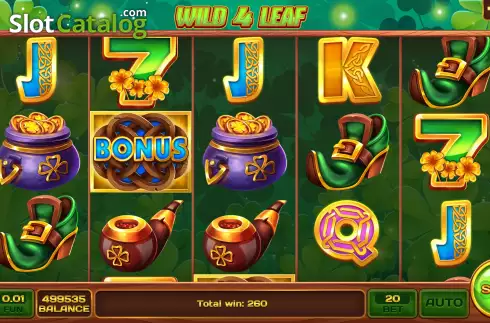 Οθόνη6. Wild 4 Leaf Κουλοχέρης