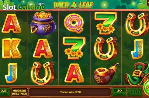 Οθόνη7. Wild 4 Leaf Κουλοχέρης
