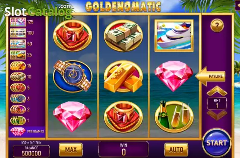 Οθόνη2. Goldenomatic (Pull Tab) Κουλοχέρης