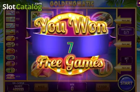 Οθόνη5. Goldenomatic (Pull Tab) Κουλοχέρης