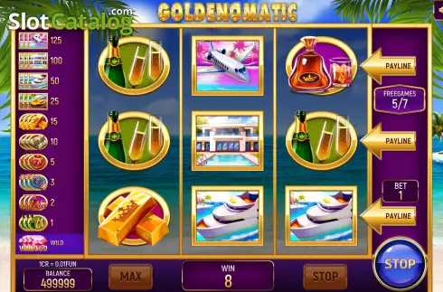 Οθόνη7. Goldenomatic (Pull Tab) Κουλοχέρης