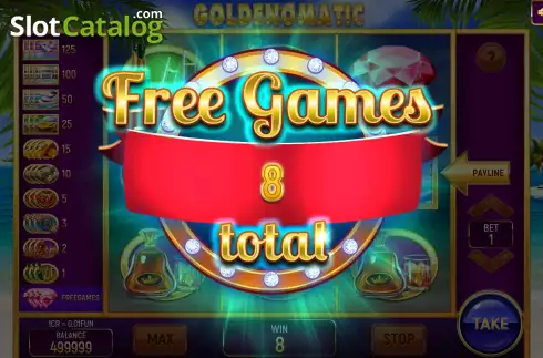 Οθόνη8. Goldenomatic (Pull Tab) Κουλοχέρης