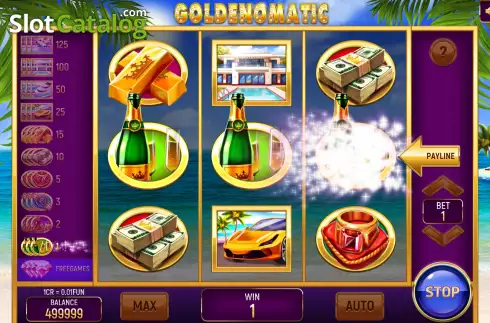 Οθόνη3. Goldenomatic (3x3) Κουλοχέρης