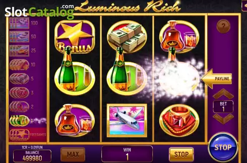 Οθόνη3. Luminous Rich (Pull Tabs) Κουλοχέρης
