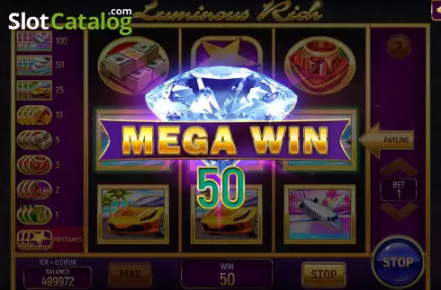 Οθόνη4. Luminous Rich (Pull Tabs) Κουλοχέρης