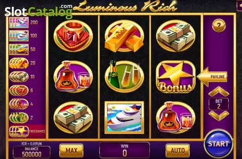 Οθόνη2. Luminous Rich (3x3) Κουλοχέρης