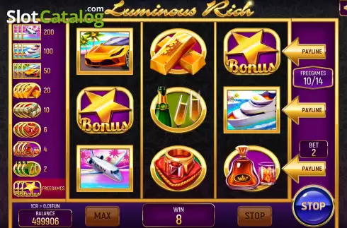Οθόνη6. Luminous Rich (3x3) Κουλοχέρης