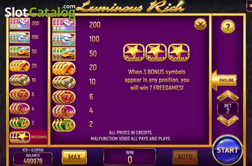 Οθόνη9. Luminous Rich (3x3) Κουλοχέρης