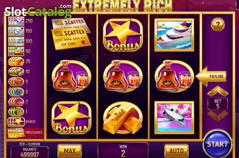 Οθόνη3. Extremely Rich (Pull Tabs) Κουλοχέρης