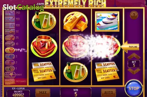 Οθόνη4. Extremely Rich (Pull Tabs) Κουλοχέρης