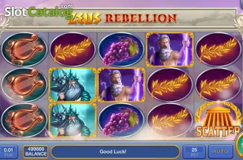 Οθόνη3. Zeus Rebellion Κουλοχέρης 