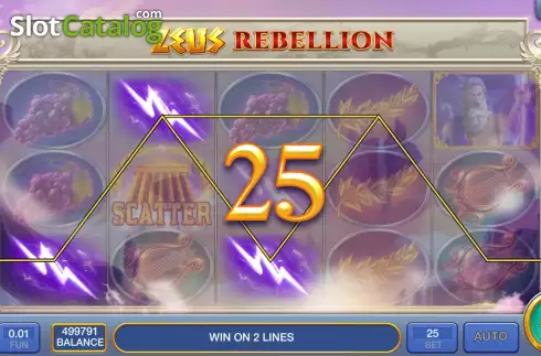 Οθόνη4. Zeus Rebellion Κουλοχέρης 