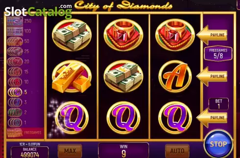 Οθόνη6. City of Diamonds (Pull Tabs) Κουλοχέρης 
