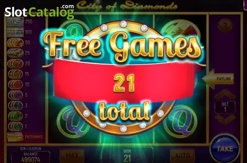 Οθόνη8. City of Diamonds (Pull Tabs) Κουλοχέρης 