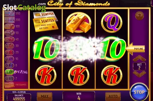 Οθόνη5. City of Diamonds (3x3) Κουλοχέρης