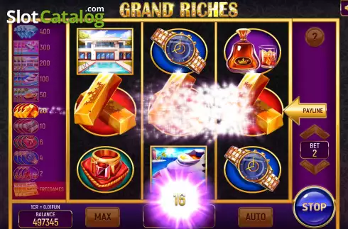 Οθόνη4. Grand Riches (Pull Tabs) Κουλοχέρης
