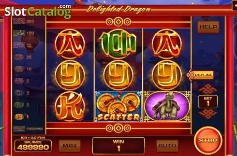 Οθόνη3. Delighted Dradon (3x3) Κουλοχέρης 