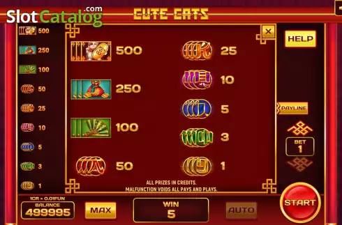 Οθόνη6. Cute Cats (Pull Tabs) Κουλοχέρης