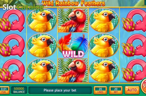 Οθόνη2. Wild Rainbow Feathers Κουλοχέρης