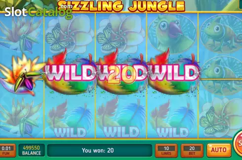 Οθόνη5. Sizzling Jungle Κουλοχέρης