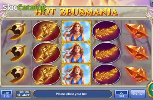 Οθόνη2. Hot Zeusmania Κουλοχέρης