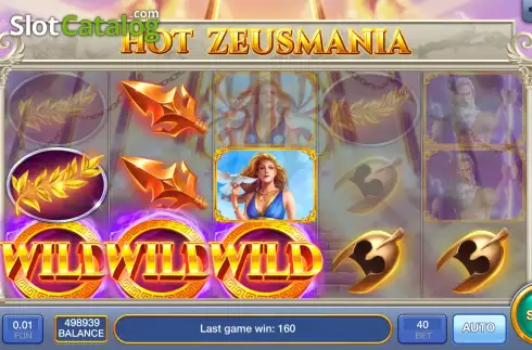 Οθόνη6. Hot Zeusmania Κουλοχέρης