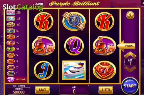 Οθόνη2. Purple Brilliant (Pull Tabs) Κουλοχέρης