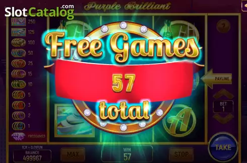 Οθόνη8. Purple Brilliant (Pull Tabs) Κουλοχέρης