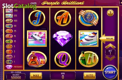 Οθόνη2. Purple Brilliant (3x3) Κουλοχέρης 