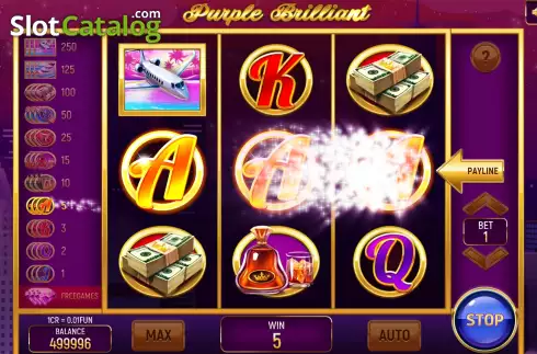 Οθόνη4. Purple Brilliant (3x3) Κουλοχέρης 