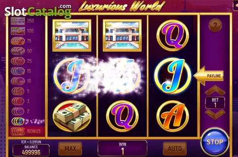Οθόνη3. Luxurious World (Pull Tabs) Κουλοχέρης 