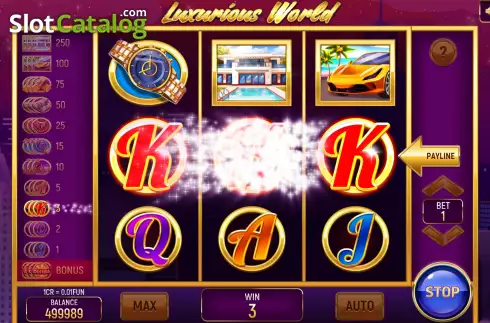 Οθόνη4. Luxurious World (Pull Tabs) Κουλοχέρης 