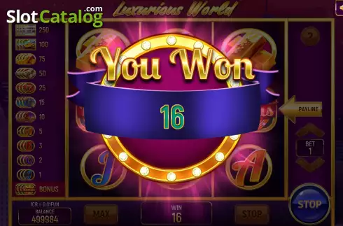 Οθόνη8. Luxurious World (Pull Tabs) Κουλοχέρης 