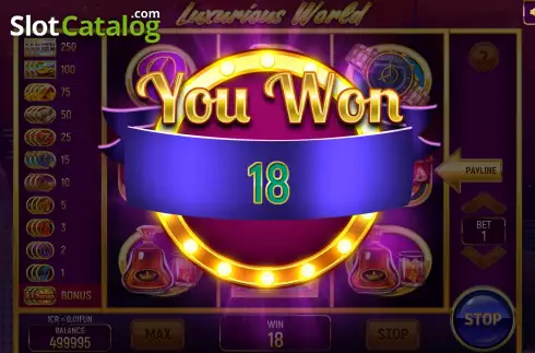 Οθόνη8. Luxurious World (3x3) Κουλοχέρης