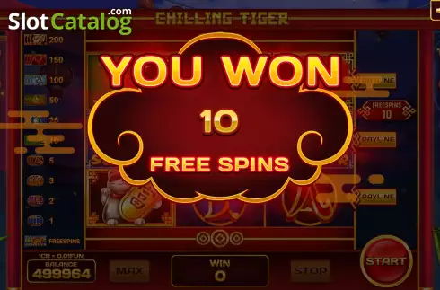 Οθόνη5. Chilling Tiger (Pull Tabs) Κουλοχέρης