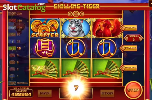 Οθόνη7. Chilling Tiger (Pull Tabs) Κουλοχέρης