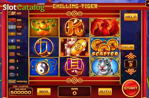 Οθόνη2. Chilling Tiger (3x3) Κουλοχέρης
