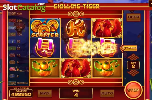 Οθόνη3. Chilling Tiger (3x3) Κουλοχέρης