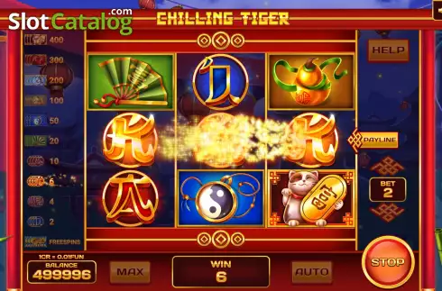 Οθόνη4. Chilling Tiger (3x3) Κουλοχέρης