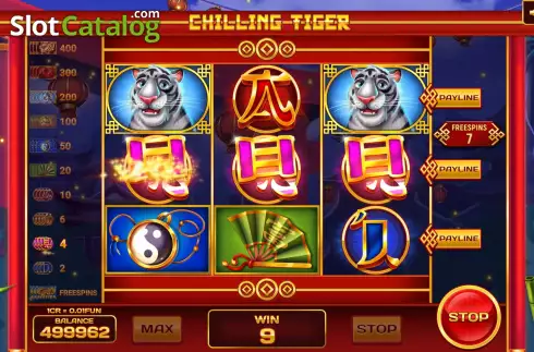 Οθόνη6. Chilling Tiger (3x3) Κουλοχέρης