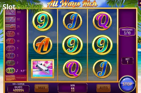 Οθόνη7. All Ways Rich (Pull Tabs) Κουλοχέρης
