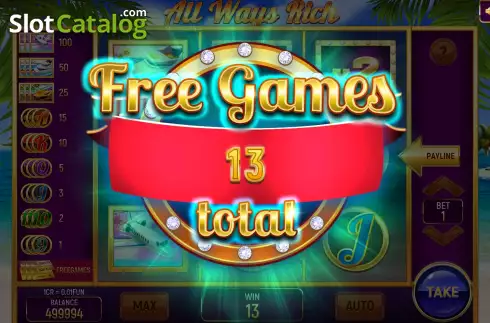 Οθόνη8. All Ways Rich (Pull Tabs) Κουλοχέρης