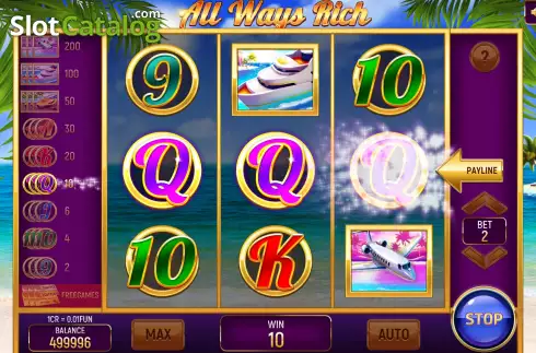 Οθόνη3. All Ways Rich (3x3) Κουλοχέρης