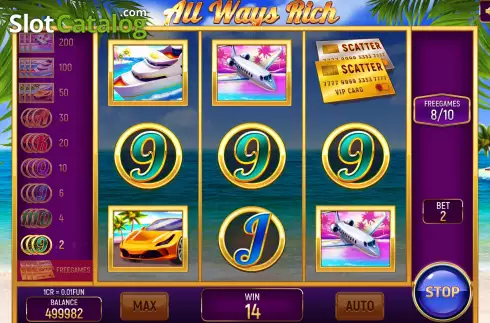 Οθόνη7. All Ways Rich (3x3) Κουλοχέρης