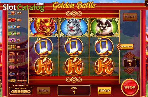 Οθόνη3. Golden Battle (Pull Tabs) Κουλοχέρης