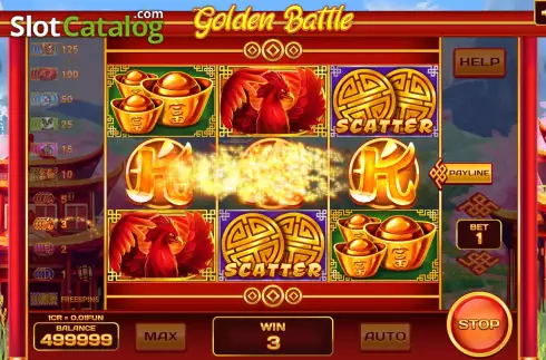 Οθόνη4. Golden Battle (Pull Tabs) Κουλοχέρης
