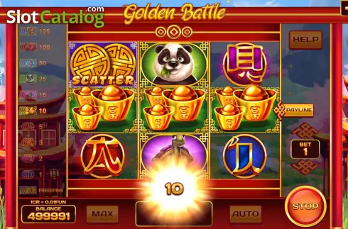 Οθόνη5. Golden Battle (Pull Tabs) Κουλοχέρης