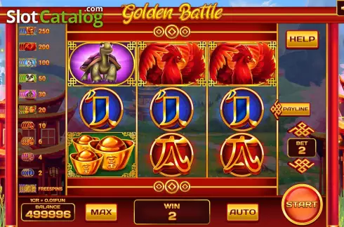 Οθόνη3. Golden Battle (3x3) Κουλοχέρης