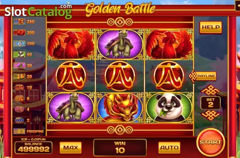 Οθόνη4. Golden Battle (3x3) Κουλοχέρης